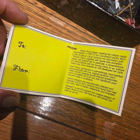 JEWISH WEDDING GIFT - NEW IN BOX - MEZUZAH BY ARTIST KAREN ROSSI - Picture 6 of 6